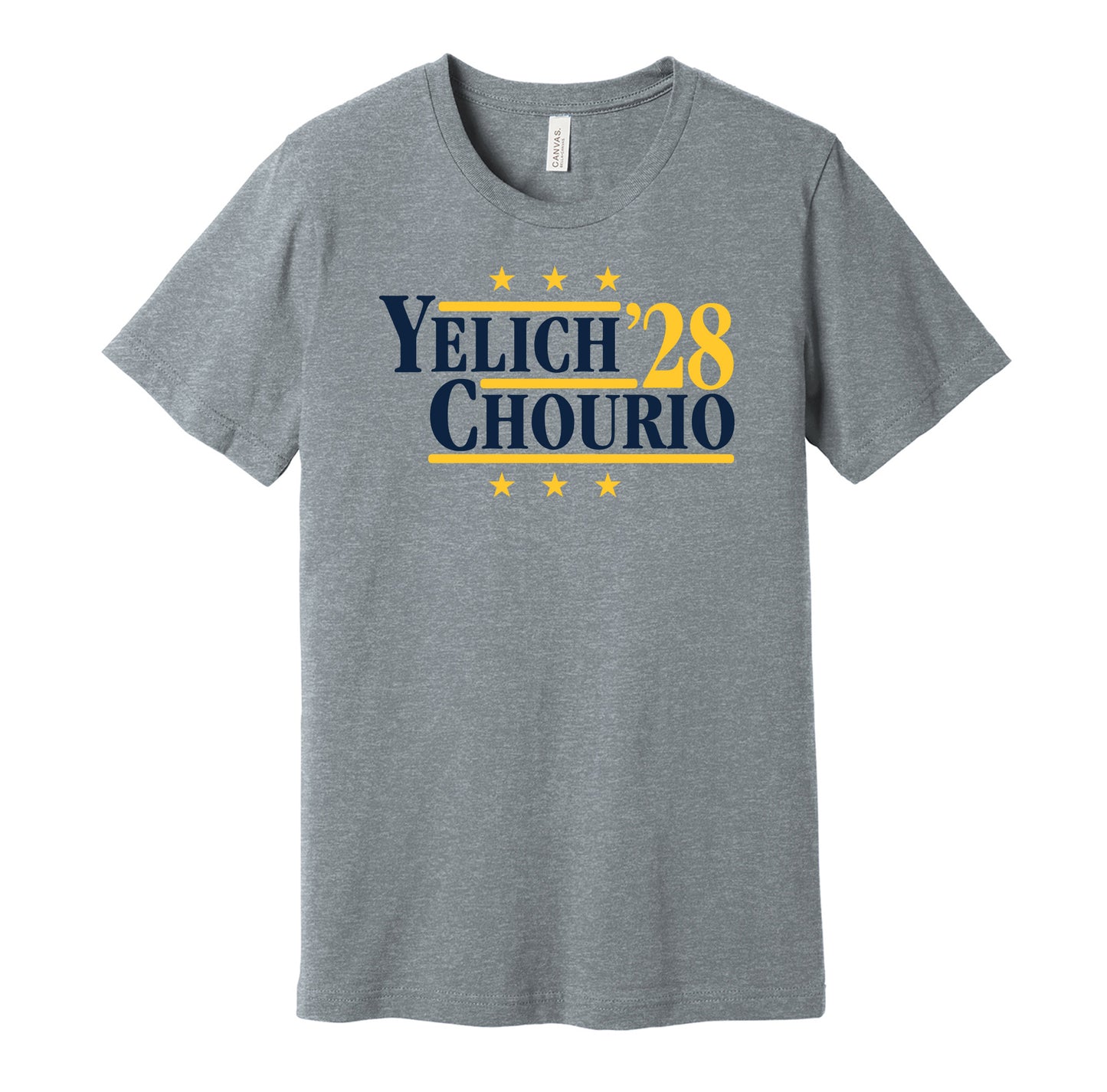 yelich chourio '28 for president 2028 milwaukee brewers fan election parody grey shirt
