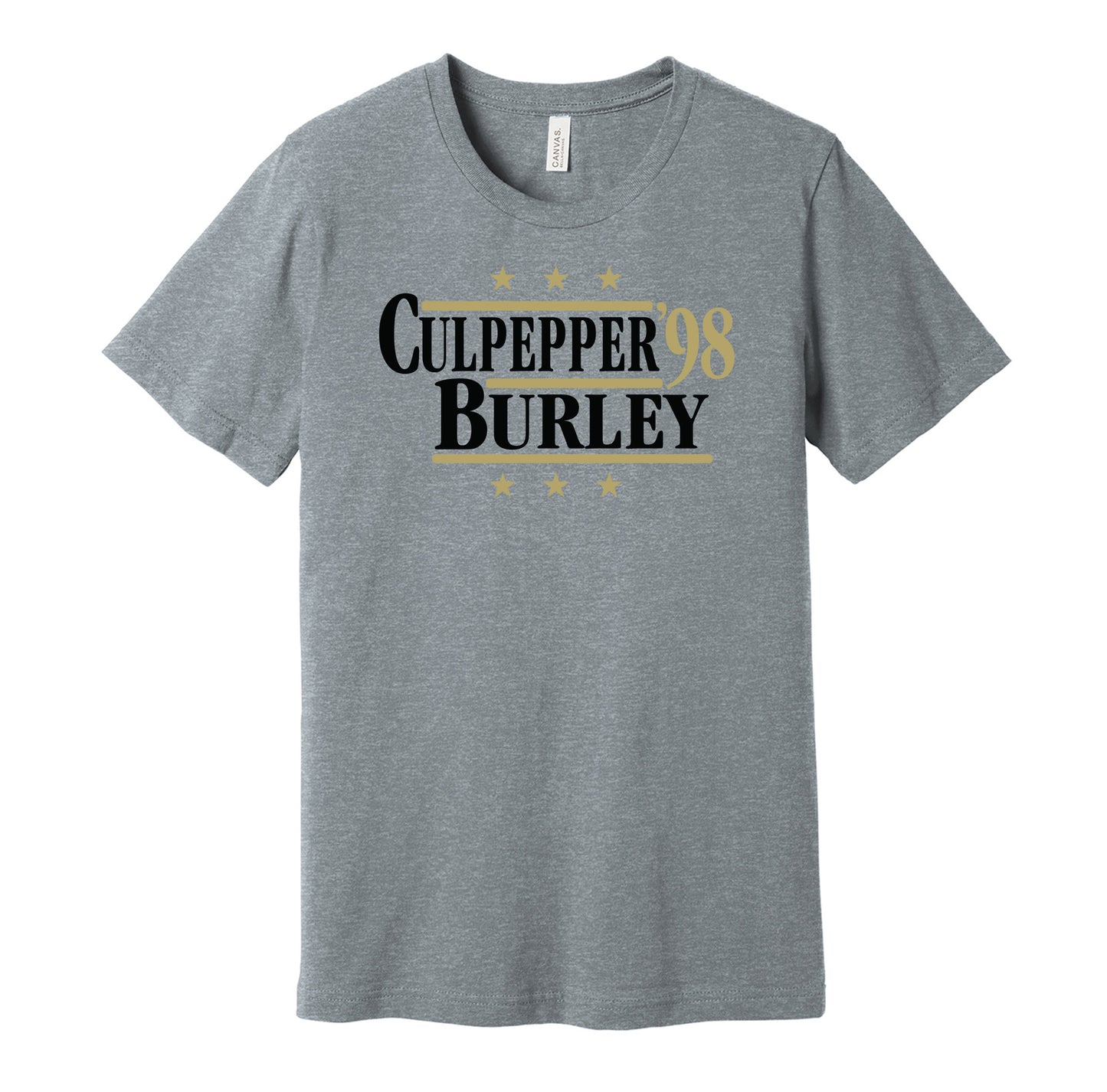 daunte culpepper burley '98 for president 1998 ucf central florida knights fan election campaign parody grey shirt