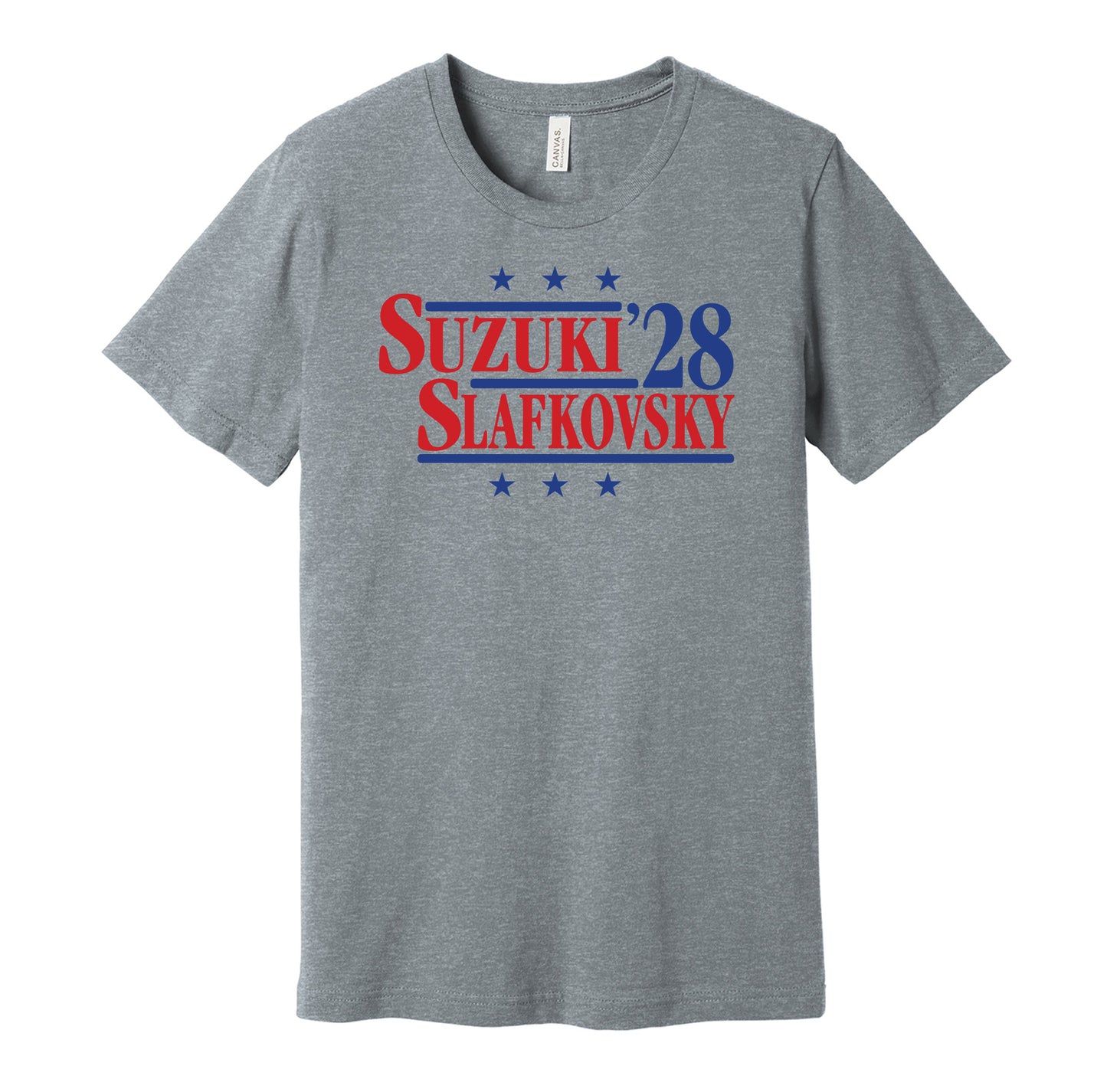Suzuki & Slafkovsky '28 - Montreal Canadiens Retro Campaign Shirt