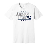 Aikman & Irvin '92 - Dallas Texas Fan T-Shirt - Political Parody Tee - Hyper than Hype Shirts