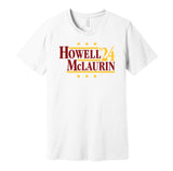 sam howell terry mclaurin for president 2024 washington commanders white shirt