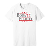 joey bosa zeke elliott 2014 national championship ohio state buckeyes white shirt