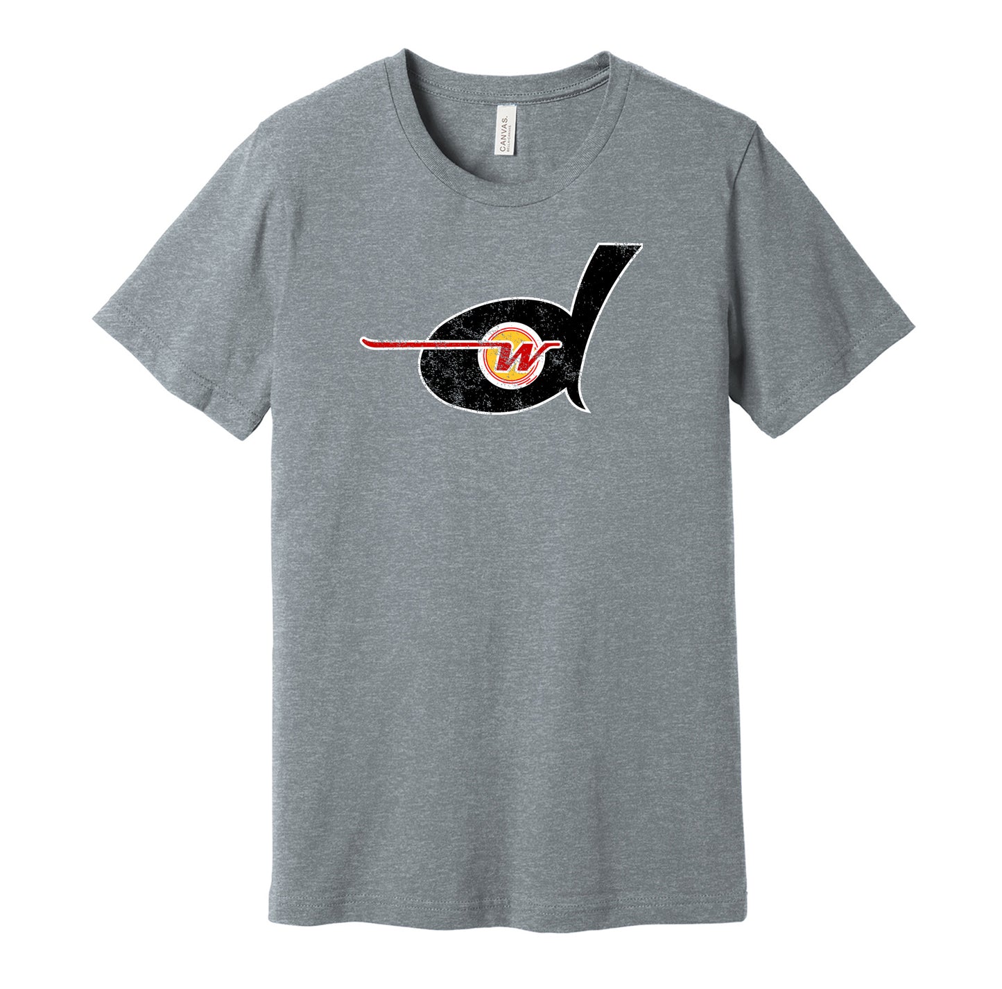 detroit wheels football wfl retro throwback grey shirt