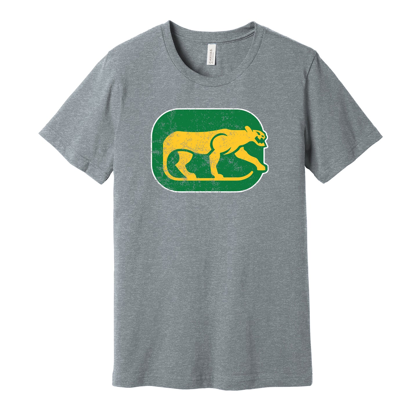 chicago cougars WHA retro throwback grey shirt