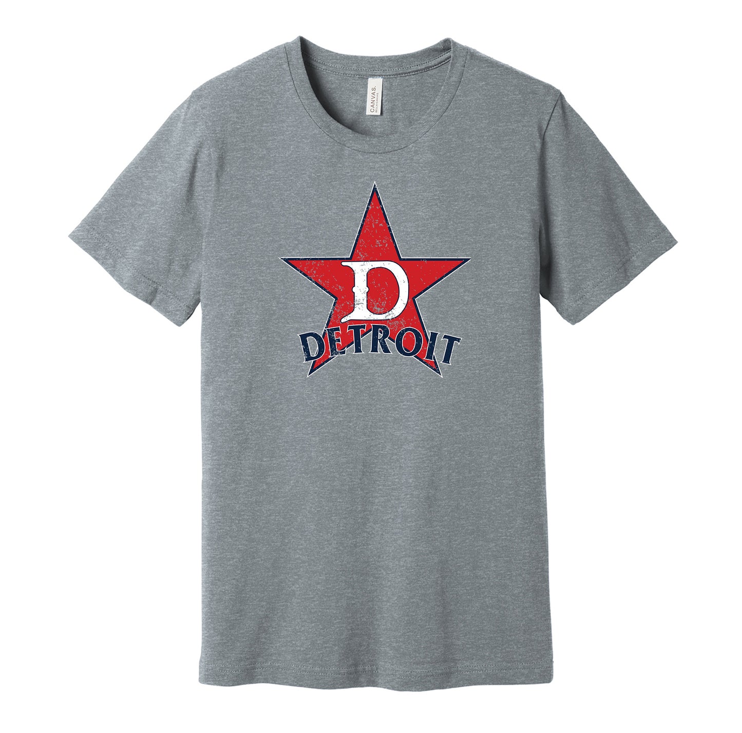 detroit stars negro league baseball retro throwback grey shirt