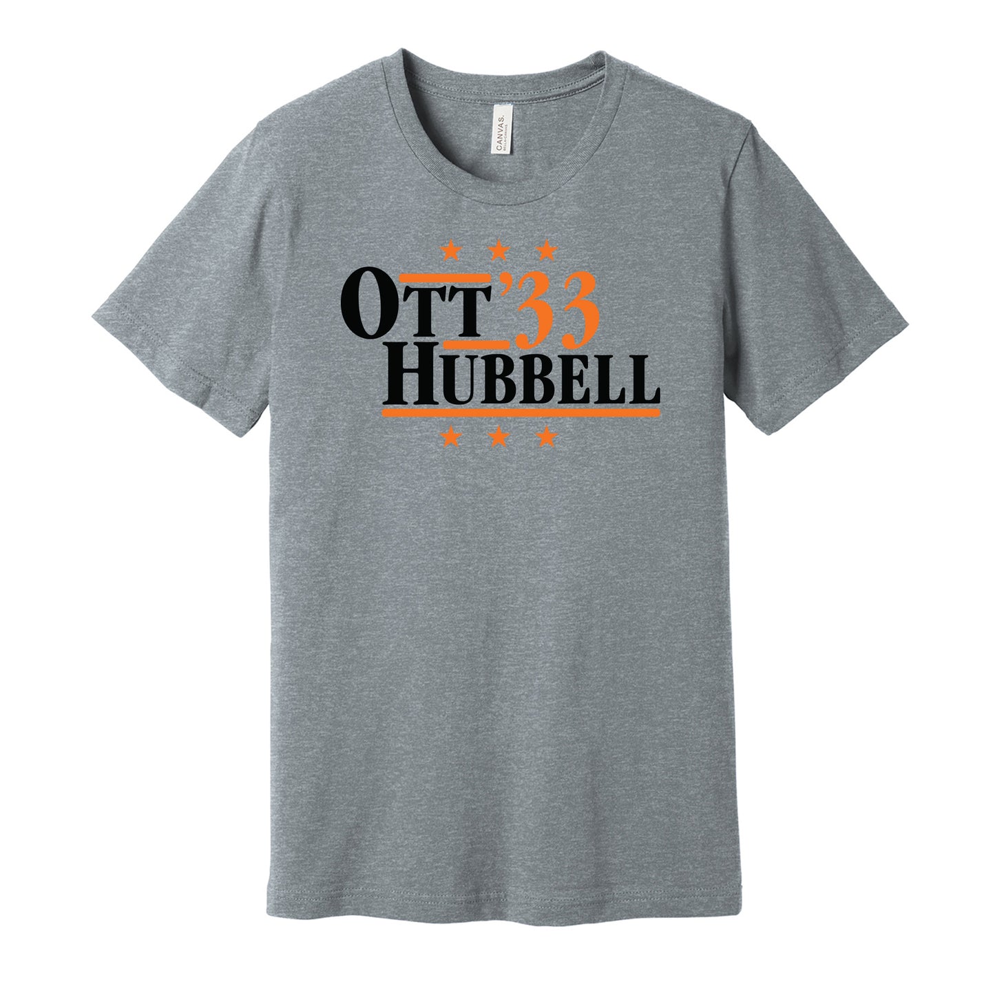 mel ott hubbell 1933 giants retro throwback grey shirt