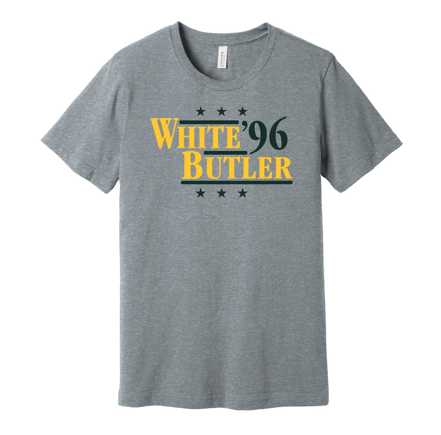 white butler 1996 packers retro throwback grey tshirt