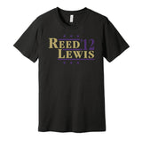reed lewis ravens retro throwback black tshirt