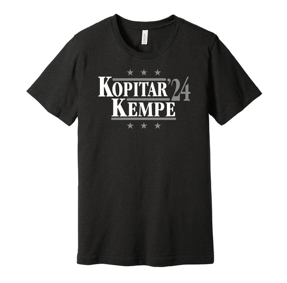 anze kopitar kempe for president 2024 los angeles kings black shirt