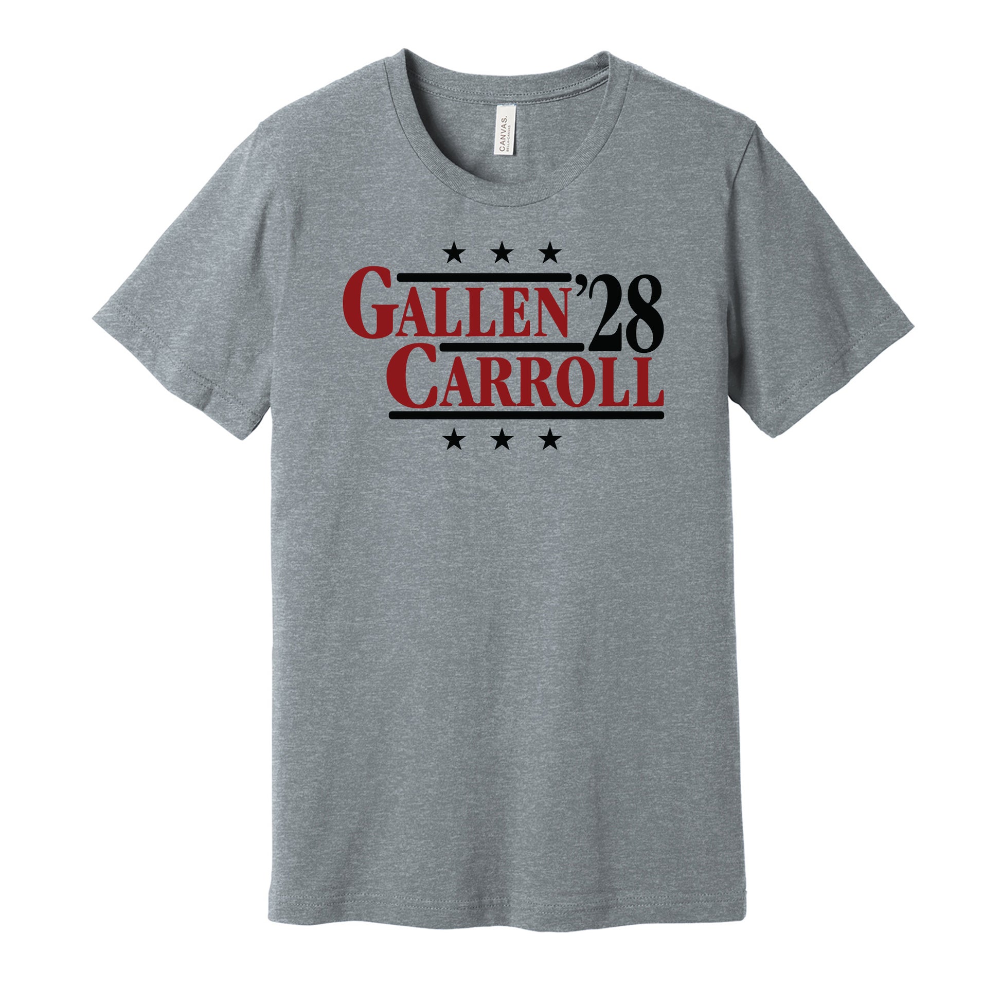 gallen carroll '28 for president 2028 arizona diamondbacks fan election parody grey shirt
