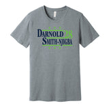 sam darnol smith-njigba '28 for president 2028 seattle seahawks election parody grey shirt