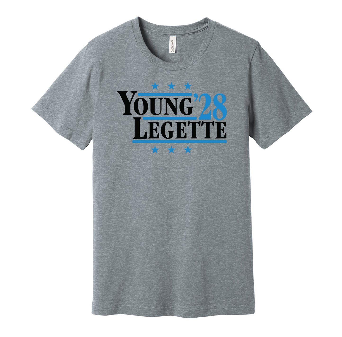 Young & Legette '28 - Carolina Panthers Retro Campaign Shirt