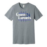 jared goff sam laporta for president 2024 detroit lions grey shirt