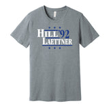 grant hill laettner '92 for president 1992 duke blue devils fan election campaign parody grey shirt
