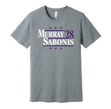 murray sabonis '28 for president 2028 sacramento kings fan election parody grey shirt