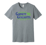 kevin garnett tom gugliotta for president 1996 minnesota timberwolves retro throwback grey shirt
