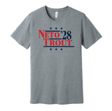 zech neto trout '28 for president 2028 los angeles angels fan election parody grey shirt
