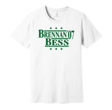 colt brennan bess '07 for president 2007 hawaii warriors fan election campaign parody white shirt