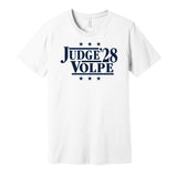 aaron judge volpe '28 for president 2028 new york yankees fan election parody white shirt