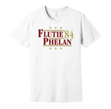 hail flutie phelan '84 for president 1984 boston college eagles fan election campaign parody white shirt