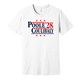 poole coulibaly '28 for president 2028 washington wizards fan election parody white shirt