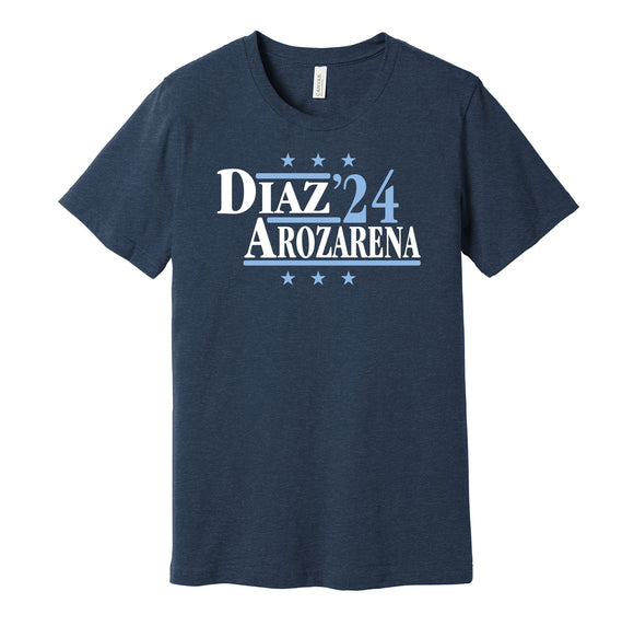 yandy diaz arozarena for president 2024 tampa bay rays baseball navy shirt
