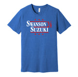 dansby swanson seiya suzuki 2024 24 chicago cubs blue tshirt