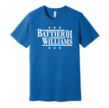 shane battier williams '01 for president 2001 duke blue devils fan election campaign parody blue shirt