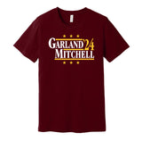 donovan mitchell darius garland for president 2024 cleveland cavaliers cavs retro throwback red shirt