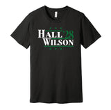 hall wilson '28 new york jets fan black shirt for president 2028 gameday tee