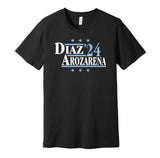 yandy diaz arozarena for president 2024 tampa bay rays baseball black shirt