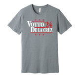 joey votto de la cruz for president 2024 cincinnati reds baseball grey shirt