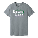 colt brennan bess '07 for president 2007 hawaii warriors fan election campaign parody grey shirt