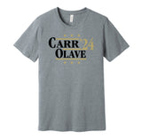 derek carr chris olave for president 2024 new orleans saints grey shirt