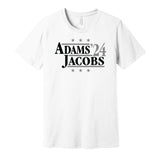 davante adams josh jacobs for president 2024 las vegas raiders white shirt