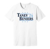 brandon tanev beniers for president 2024 seattle kraken white shirt