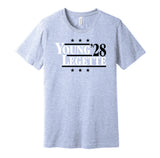bryce young xavier legette for president 2028 carolina panthers fan election parody light black shirt
