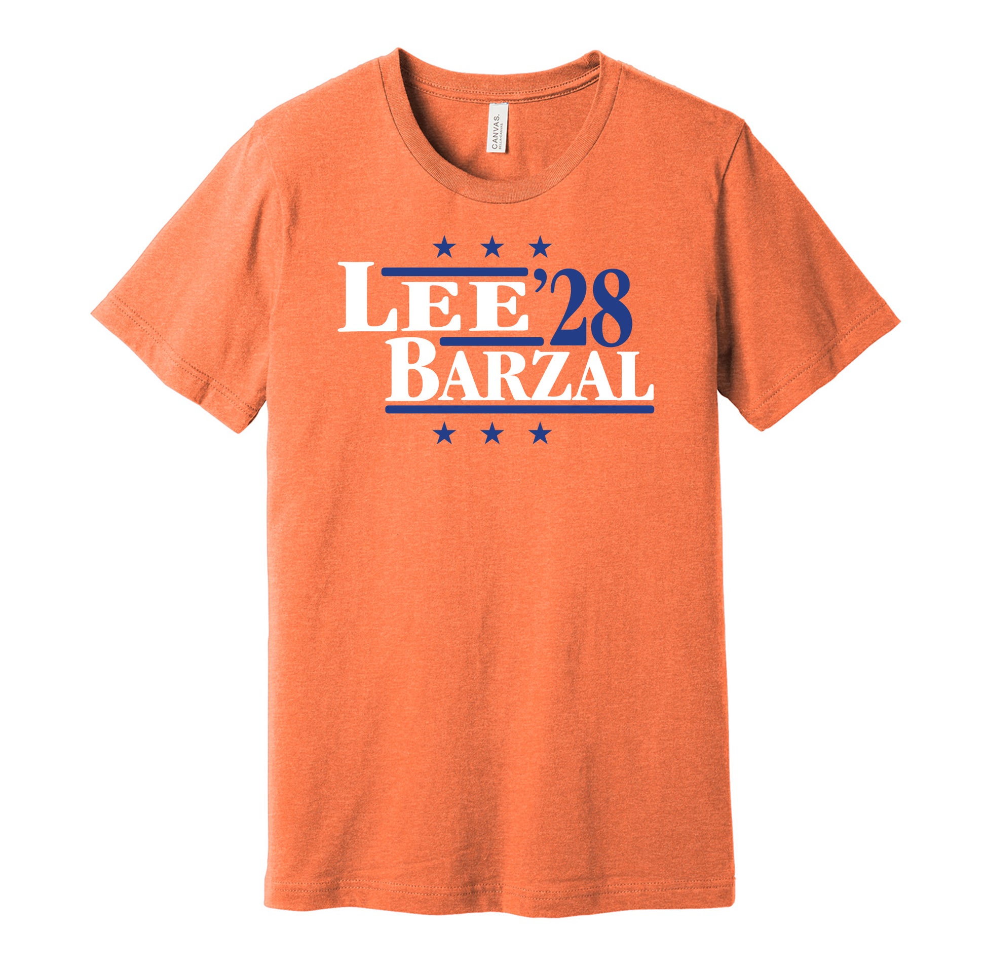 anders lee barzal for president 2028 new york islanders fan election parody orange shirt