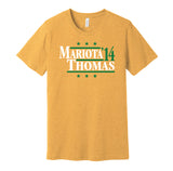 marcus mariota deanthony thomas for president '14 2014 oregon ducks football legends gold shirt for fan