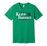 kupp darnold '28 for president 2028 seattle seahawks fan election parody grey shirt