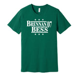 colt brennan bess '07 for president 2007 hawaii warriors fan election campaign parody green shirt