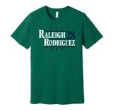 cal raleigh rodriguez '28 for president 2028 seattle marines fan election parody green shirt