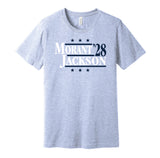 ja morant jackson jr '28 for president 2028 memphis grizzlies fan election parody blue shirt