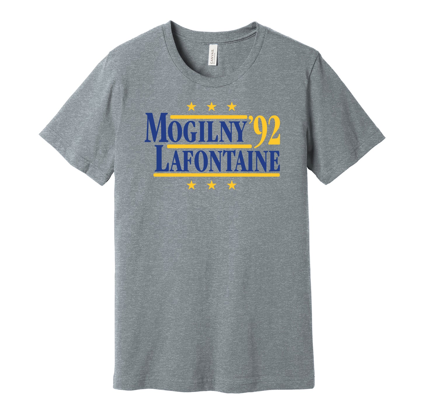 mogilny Lafontaine 1992 sabres retro throwback grey tshirt