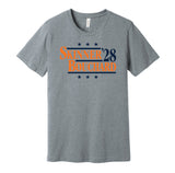 stuart skinner bouchard for president 2028 edmonton oilers fan election parody grey shirt