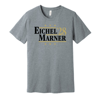 eichel marner '28 for president 2028 las vegas golden knights fan grey shirt gameday tee