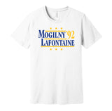 mogilny Lafontaine 1992 sabres retro throwback white tshirt