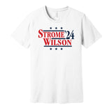 dylan strome tom wilson for president 2024 washington capitals white shirt
