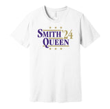 roquan smith patrick queen for president 24 2024 baltimore ravens white shirt