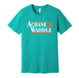achane waddle '28 for president 2028 miami dolphins fan teal shirt gameday tee 2026